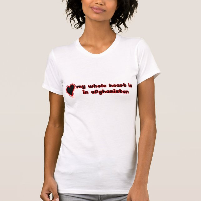 ganzes Herz Afghanistan T-Shirt (Vorderseite)