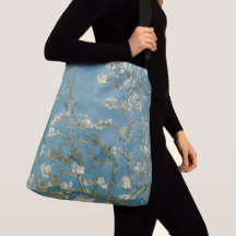 Ganzkörpertasche mit Mandelblütendruck