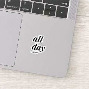 Ganztägiges Schmitt-Zitat Aufkleber