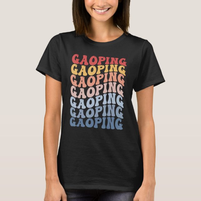 Gaoping City Groovy Retro T-Shirt (Vorderseite)