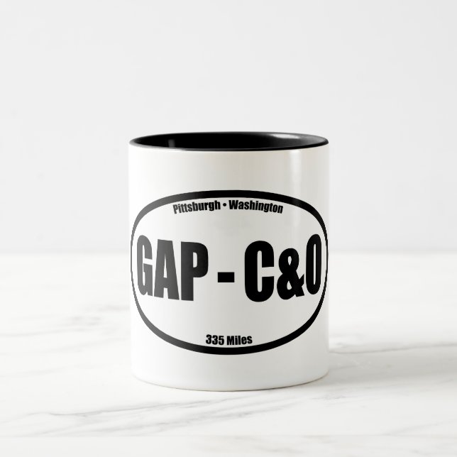 GAP - C&O Towpath Oval Zweifarbige Tasse (Mittel)