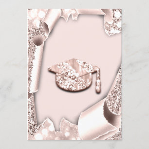 GAP-Junggeselinnen-Abschied-Rose Rosa 3D Einladung