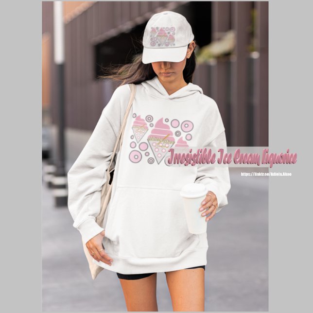 GAP - Unwiderstehliches Eiskrem von Poet Adiela Ak Truckerkappe (Irresistible Ice Cream Liquorice Cap and Hoodie. Love it? GET it! Shop the collection by Adiela Akoo)