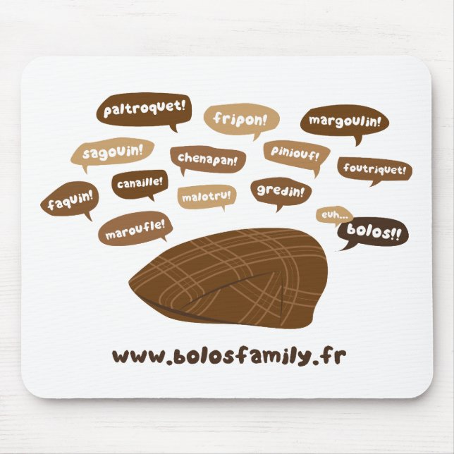 Gapette an Maus Mousepad (Vorne)