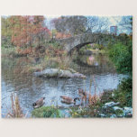 Gapstow Bridge, Central Park NEW YORK<br><div class="desc">Gapstow Bridge in Central Park may seem far today but it be your own to enjoy when completed. A beautiful view of the Gapstow Bridge in Central Park.This jigsaw puzzle not only provide entertainment but also um a beautiful keepsake that can be enjoyed over and over again! Size: 11" x...</div>