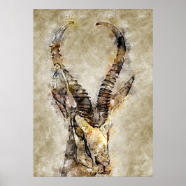 Gaqzelle Vintage Printmauer Kunst Poster