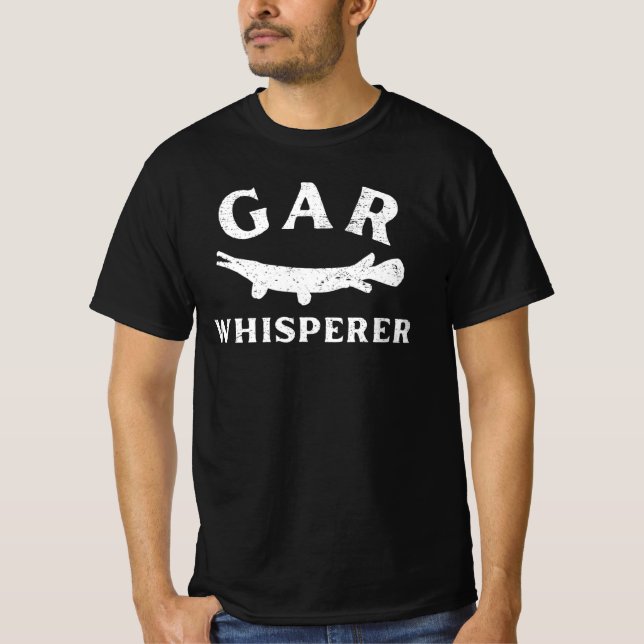 Gar Whisperer Gar Fish Fish T-Shirt (Vorderseite)