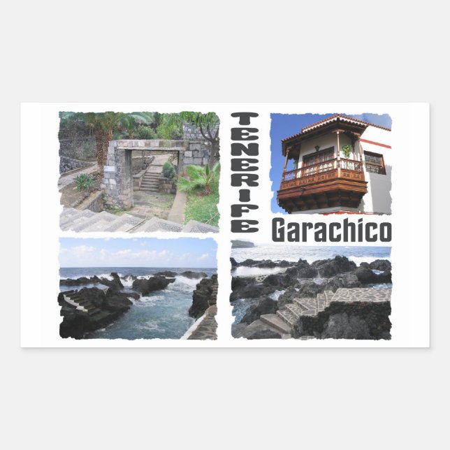 Garachico, Aufkleber auf Teneriffa (Vorderseite)
