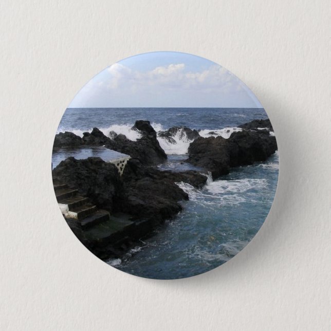 Garachico, Teneriffa Button (Vorderseite)