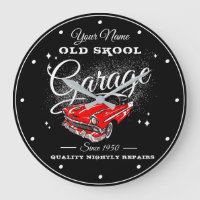 Garage Alte Schule Ihr Name Red Chevy Vintage Auto
