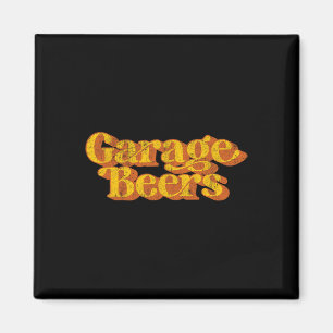 Garage Biere trinken Retro Funny Vathers Day Magnet