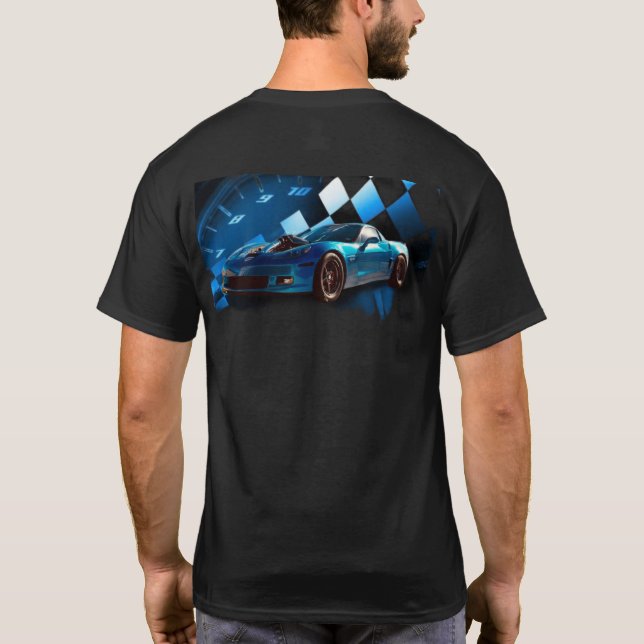 Garage Construite Racecars JSB Corvette T-Shirt (Dos)