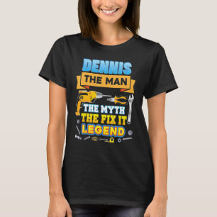 Garage Dennis Der Mann Mythos Reparatur Legende Va T-Shirt
