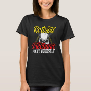 Garage-Diesel-Auto-Reparatur Rentner-Mechaniker-Au T-Shirt