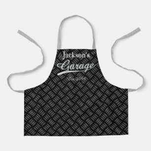 Garage gris classique Tabliers pour enfants et adu