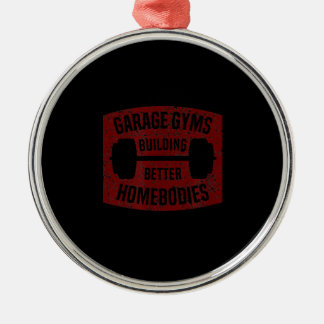 Garage Gyms Building Better Homebodies Barbell Gym Ornament Aus Metall