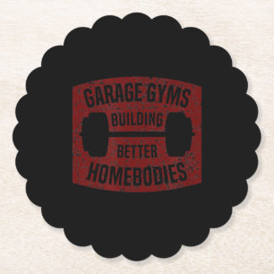 Garage Gyms Building Better Homebodies Barbell Gym Untersetzer