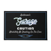 Garage jeden Namen Funny Sprichwort Autos Blau