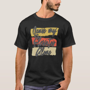 Garage Lass meinen Aufzug allein Mechaniker Aufzug T-Shirt