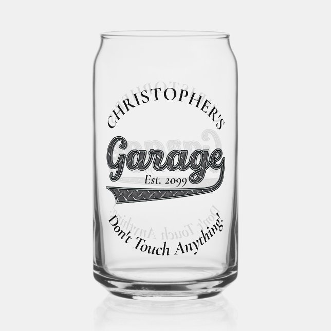 Garage ne touchez pas à quelque chose Drinkware (Recto)