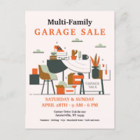 Garage Postkarte