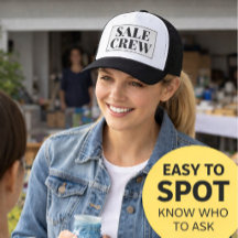 Garage Sale Crew Hat for Sellers