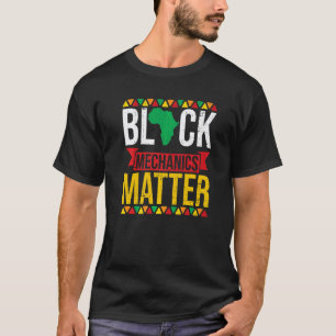 Garage Schwarze Mechaniker zählen Afrikanisch Amer T-Shirt