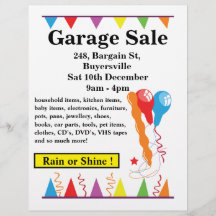 Garage Sign Yard Verkauf