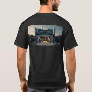Garage Tech Upgrade Herren schwarzes T-Shirt Rücks