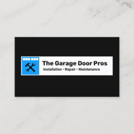 Garage-Türinstallationsprogramm und Reparatur Visitenkarte