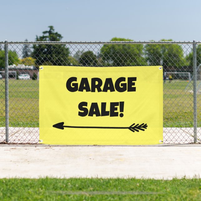 GARAGE VENTE ! Bannière Flèche (Insitu)