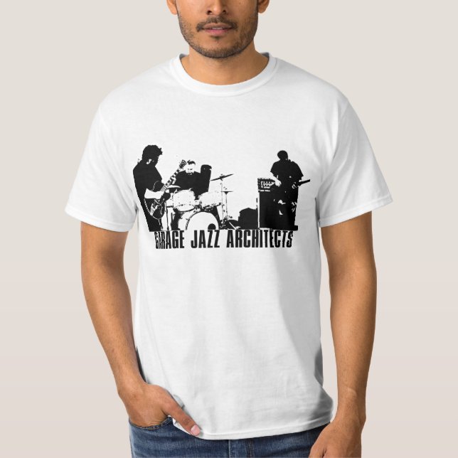 Garagen-Jazz-Architekten-T-Shirt T-Shirt (Vorderseite)