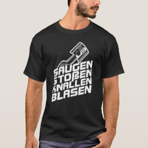 Garagen-Saug-Bump-Banging-Blasen Für Auto Mechanik T-Shirt