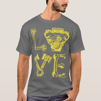 Garagengestaltung für den mechanischen Vater T-Shirt