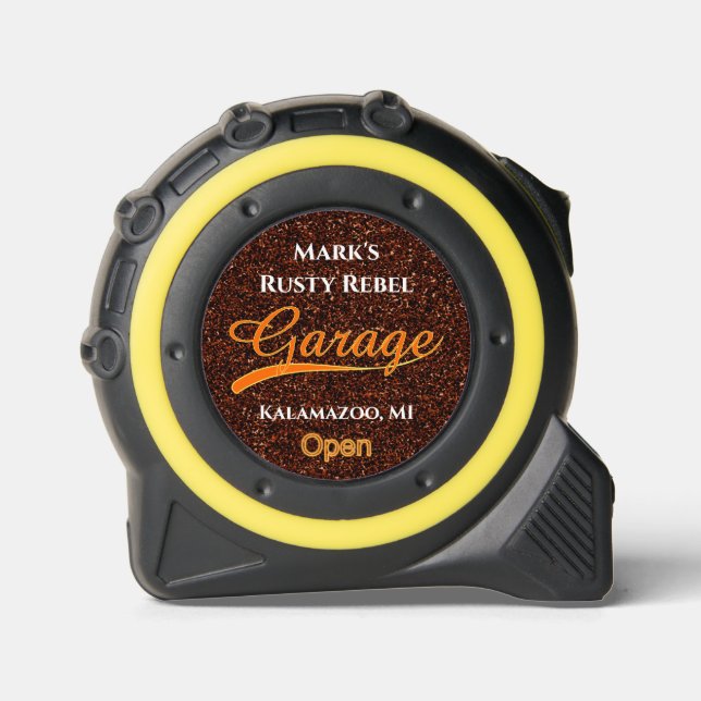 Garagenklunker Personalisierte Tape-Maßnahme Maßband (Vorderseite)