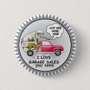 Garagenverkauf Button