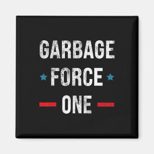 Garbage Force One Trump Funny Magnet