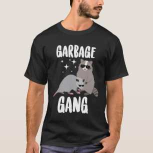 Garbage Gang Funny Animals Opossum und Raccoon T-Shirt