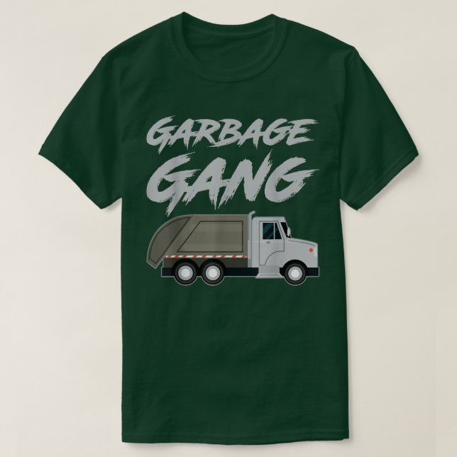Garbage Garbage Truck Dump Truck Trash Truck T-Shirt (Design vorne)