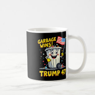 Garbage gewinnt Trump 47 Team Garbage für Trump 20 Kaffeetasse