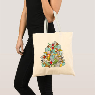 Garbage Pile Tote Bag Tragetasche