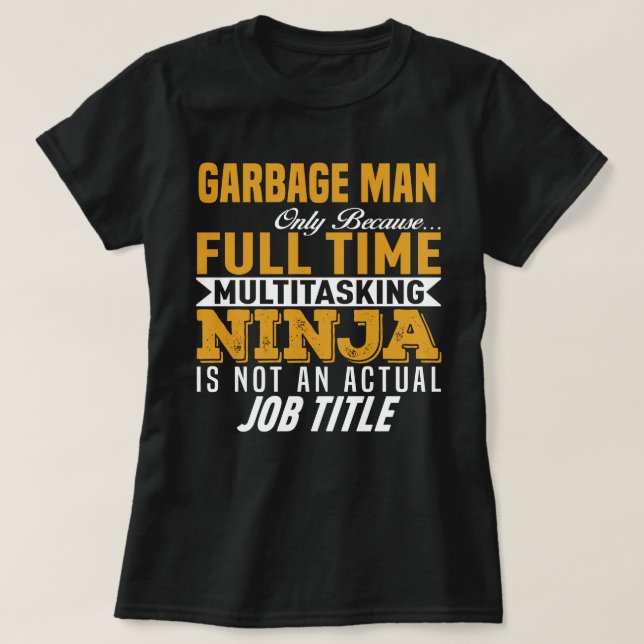 Garbage T-Shirt (Design vorne)