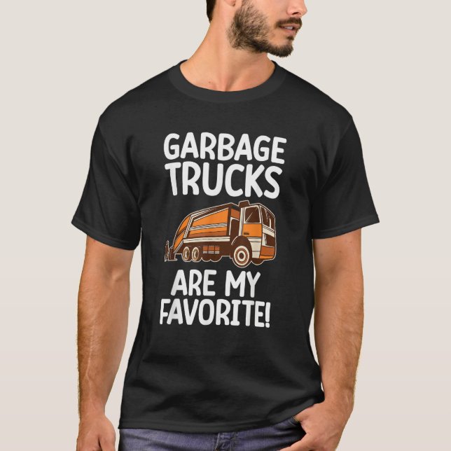 Garbage Truck Recycling Trash Truck Garbage Day Se T-Shirt (Vorderseite)