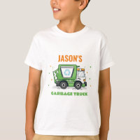 Garbage Truck T-shirts pour enfants fête d'anniver