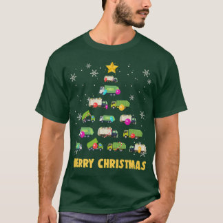 Garbage Truck Weihnachtsbaum Boys Trucks T-Shirt