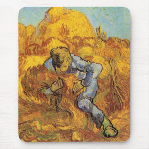 Garbinder (nach Millet) von Vincent van Gogh Mousepad
