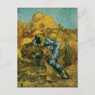 Garbinderin (nach Millet), Van Gogh Feine Kunst Postkarte