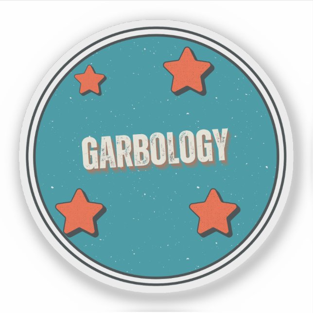 Garbologie Aufkleber (Vorderseite)