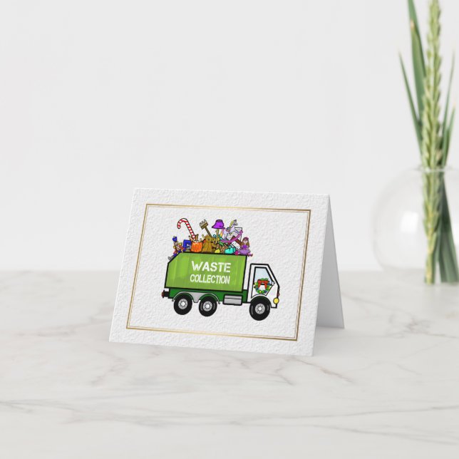 Garbour Truck Weihnachtskarte Karte (Vorderseite)