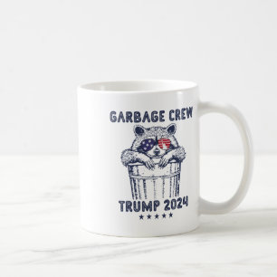 Garbyge Crew wählen Trump 2024 Funny Republian Rac Kaffeetasse